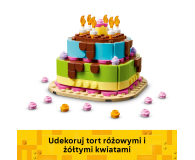LEGO ICONIC 40815 Tort na przyjęcie urodzinowe - 1529759 - zdjęcie 6